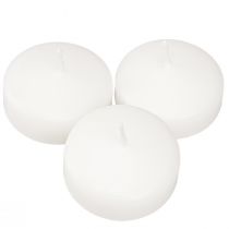 tételeket Lebegő gyertyák Fehér 4,5cm 28 db