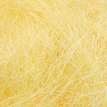 Szizál fű kézművesekhez, kézműves anyag natúr anyag sárga 300g
