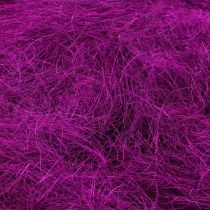 Szizál fű kézműveshez, kézműves anyag natúr anyag lila 300g