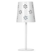 tételeket Napelemes asztali lámpa virágmintával erkélyre, teraszra vagy kertbe, 28 cm