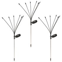 tételeket Napelemes kültéri LED rudakkal ellátott lámpák, meleg fehér színben, 70 cm, 3 db