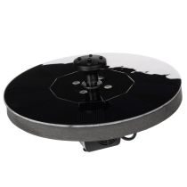 tételeket Napelemes szivattyú kerti tavakhoz, úszó, dekoratív vízijáték LED-del, 16 cm