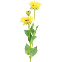 tételeket Műnövények műnapraforgó művirágok dekoráció sárga 64cm