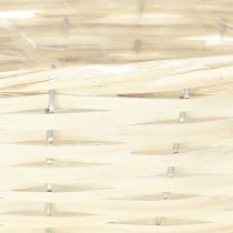 tételeket Forgácskosár fűzfa fehérre meszelt virágkosár 38×18×12cm