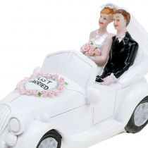 Pénzes doboz esküvői autó 14,5 cm