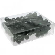 tételeket Mini karácsonyi labdák drót fekete üvegen Ø25mm 140 db