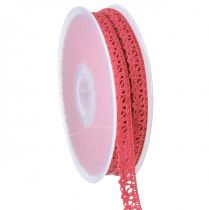 tételeket Csipke szalag rózsaszín dekoratív szalag díszítő szalag csipke W12mm L20m