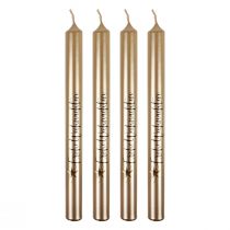 tételeket Karácsonyi gyertyák pálcás gyertyák Karácsonyi krém 25cm 4 db