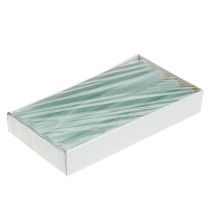 tételeket Kúpos gyertyák egyszínű világoszöld 34mm x 240mm 4 db