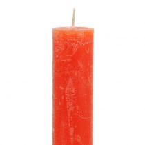 tételeket Narancssárga színű kúpos gyertyák 34mm x 240mm 4 darab
