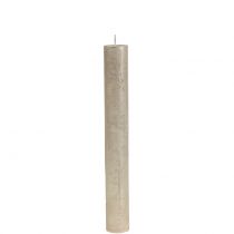 tételeket Kúpos gyertyák egyszínű pezsgő 34mm x 240mm 4 db