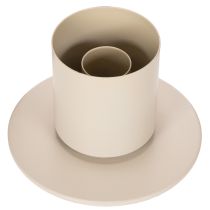 tételeket Modern kúpos gyertyatartó üveghengerrel és talppal, 31 cm