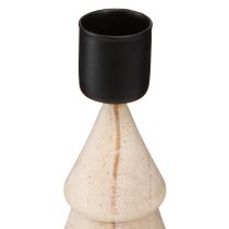 tételeket Pálcika alakú gyertyatartó fa dekoráció karácsonyfához, natúr, M16cm, 2 db