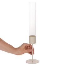 tételeket Modern, 45 cm-es üveg henger alakú gyertyatartó