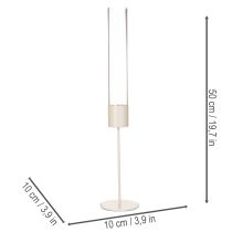 tételeket Üveghengeres gyertyatartó fém talpon 50 cm