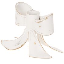 tételeket Vintage masnis gyertyatartó, 12 cm