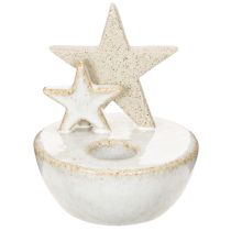 tételeket Kerámia Csillag Mécsestartók, Karácsonyi Dekoráció, 11cm, 2 Darab