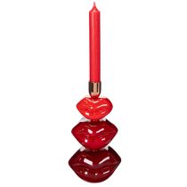 tételeket Fényes Ajakú Mécsestartó, Modern Dizájn, 21cm