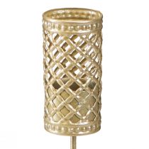 tételeket Pálcika alakú gyertyatartók, matt arany, Ø22mm, M10cm, 4 darab