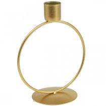 Gyertyatartó arany gyertyatartó fém gyűrű Ø10,5cm