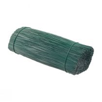 Dugaszolható vezeték zöld kézműves drót virágüzlet huzal Ø0,4mm 13cm 1kg