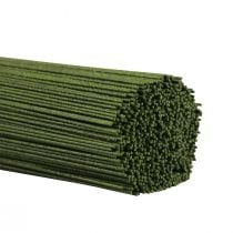 tételeket Gerbera huzal dugaszolható huzal virágkötő zöld 1,0/500mm 2,5kg