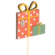 tételeket Növényjelölők ajándékkészlet, fa mintával, 31 cm, 12 darabos
