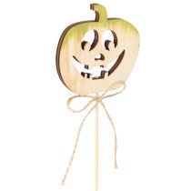 tételeket Dekoratív tök arccal Halloween dekorációval, 31cm, 12 darab