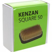 tételeket Hedgehog Kenzan téglalap alakú ezüst sárgaréz 50×35mm