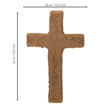 tételeket Virágköteg-kereszt OASIS® Renewal® Virágköteg Biolit® Emlékkereszt 42cm 2db