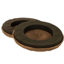 tételeket Virágmintás habgyűrű talppal OASIS® Renewal® Virágmintás hab Biolit® 38cm 2db