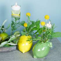 Fajansz váza lime zöld 10cm