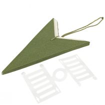 tételeket Csillagdekoráció Karácsonyi csillag papír juta zöld 60 cm ablakdekoráció