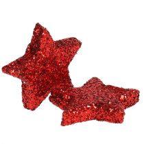 tételeket Star Glitter 1,5cm piros szóráshoz 144db