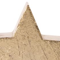tételeket Dekoratív karácsonyi csillag állvány asztalra vagy polcra, 10 cm, 3 darab