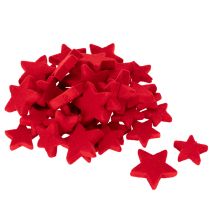 tételeket Kis díszcsillag, pelyhesített szórt díszítés, 5 cm, 40 darab