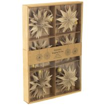 tételeket Papírcsillagok jutazsineggel ünnepi dekorációhoz