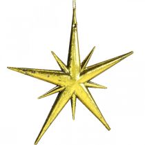 Karácsonyi dekoráció csillag medál Golden W11,5cm 16db