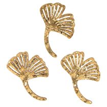 tételeket Szórvány dekoráció arany gingko dekoráció gingko levél csillám 3×4cm 72 db