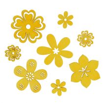 Szórványos favirág sárga 2cm - 4cm 96p