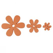 tételeket Szórvány dekoráció fa virágok virágok narancs nyár Ø2-6cm 20db