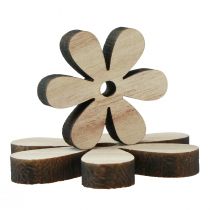 tételeket Szórványdísz fa virágok natúr barna asztaldísz Ø2–6cm 20db