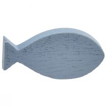tételeket Szórványdísz fa dekoráció hal kék fehér tengeri 3-8cm 24db