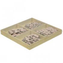 tételeket Szórványdísz fa, szórványdarabok tavaszi húsvéti rózsaszín 2-4cm 64p