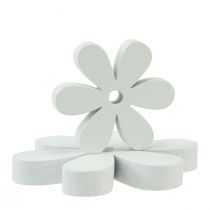 tételeket Szórványdísz fa asztaldísz fehér virágok Ø2cm–6cm 20db