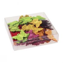 tételeket Szórványdísz pillangós fa asztaldísz rugó 4×3cm 72 db