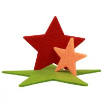 Szórható dekorációs csillagok, szétszórt alkatrészek Karácsonyi színes 108 db