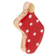 tételeket Pöttyös zoknik, karácsonyi asztaldísz, 6 cm, 8 darab