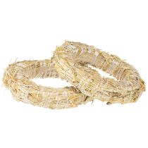 tételeket Szalmakoszorú alap, szalmakoszorú alap, szalmakarika 15/3cm, 2 darab