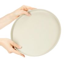 tételeket Dekoratív tálca 30 cm-es fém csészealj növények díszítésére